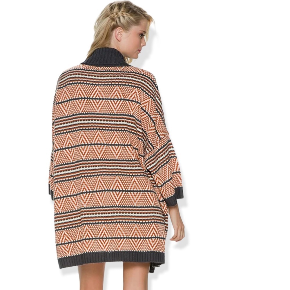 Element Mai Boho Printed Open Cardigan